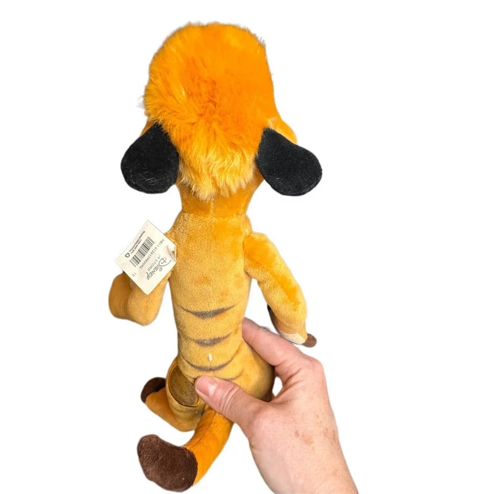 Vintage Disney Lion‎ King Timon Meerkat Plush Stuffed Animal Toy W/ Tags 12